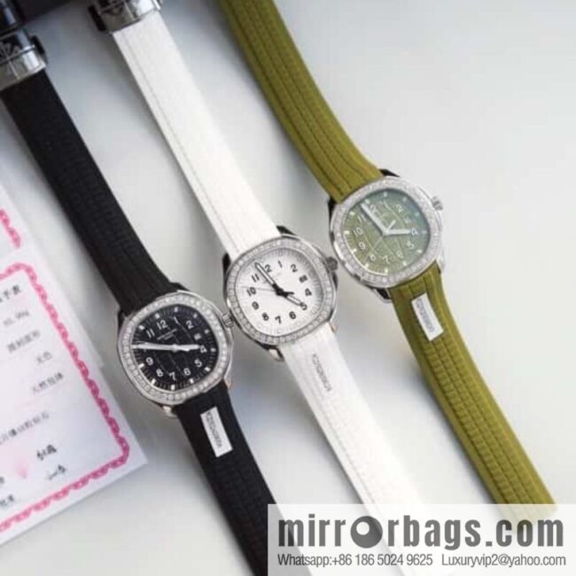 IMG_5264-800x800ipns1hjdtmj69886_20250630140558.jpg Exclusively launched, the new Patek Felix AQUANAUT series dial is inlaid with 48 vs2.0 real diamonds, about 1.2 carats, the original Swiss quartz movement, the watch size is 38mm