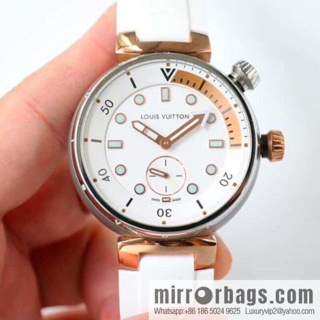 LV Super Supernatural Mechanical Watch Tambour Street Diver Chronograph - Self-made, 46mm and Fine