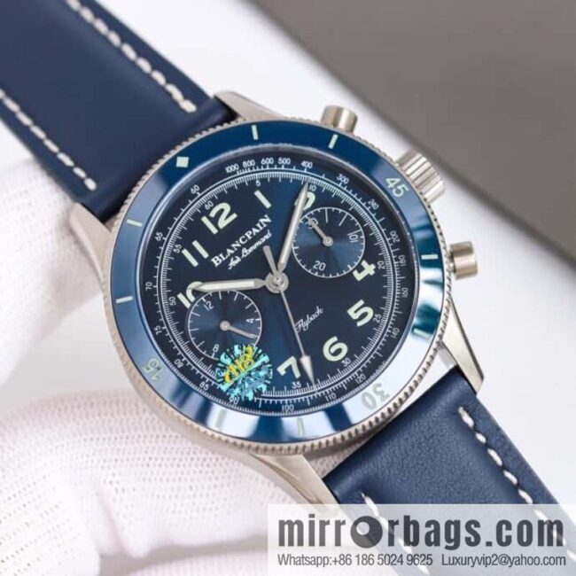 IT new Blancpain new Ait Command Air Force Commander series AC02 equipped with Dandong 7750 chronograph movement changed to F388B movement watch