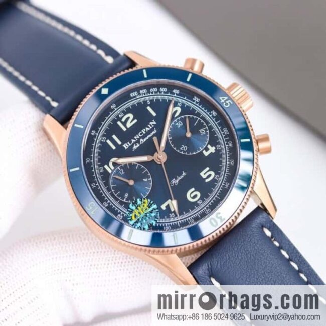 IT new Blancpain new Ait Command Air Force Commander series AC02 equipped with Dandong 7750 chronograph movement changed to F388B movement watch