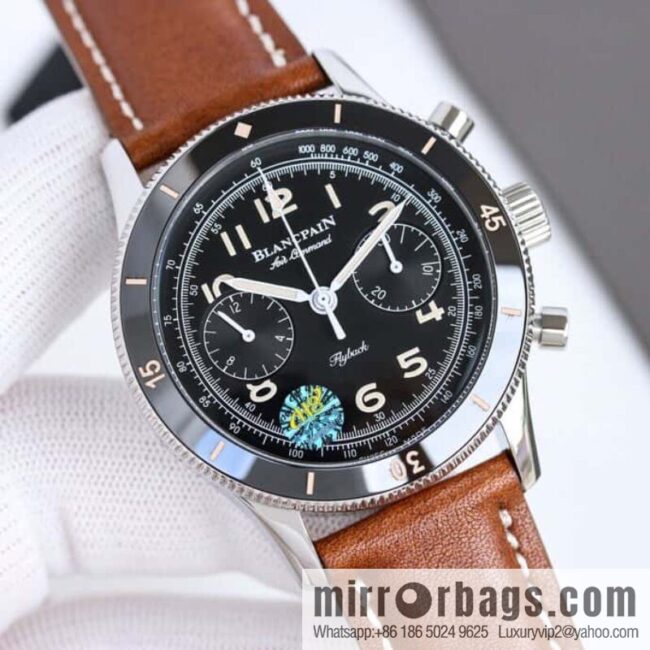 IT new Blancpain new Ait Command Air Force Commander series AC02 equipped with Dandong 7750 chronograph movement changed to F388B movement watch