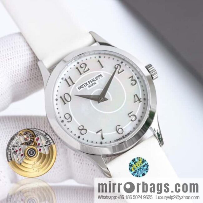 [TW Factory] New women\'s Patek Philippe classical watch series customized version movement changed to Cal.215 automatic movement 4968 watch