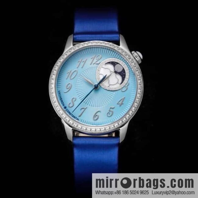 New Vacheron Constantin Egérie Ealing Muse series ultra-thin mechanical women\'s imported 9015 to 1088L self-winding movement watch