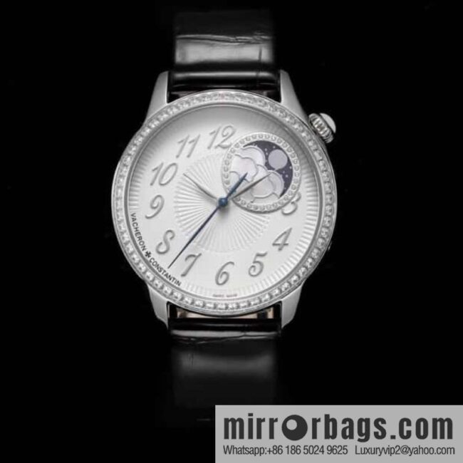 New Vacheron Constantin Egérie Ealing Muse series ultra-thin mechanical women\'s imported 9015 to 1088L self-winding movement watch