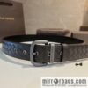 BottegaVeneta 2022 new cowhide woven men\'s 4.0cm belt