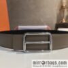 Hermes Hermes, with a selected first-layer cowhide palm print belt 3.8cm