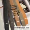 Hermes Hermes, with a selected first-layer cowhide palm print belt 3.8cm