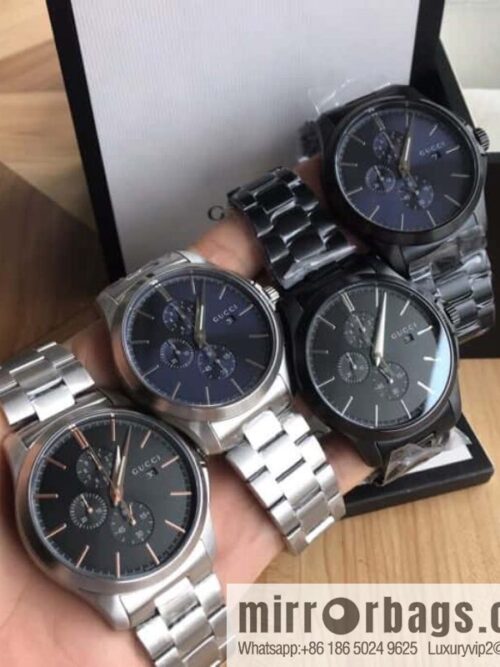 IMG_60870-800x800c22505vp5ft60443_20250630015256.jpg New original Gucci, Gucci Bee stainless steel G-timeless series men\'s watch original Swiss movement multifunctional six-pin quartz movement watch 42mm diameter