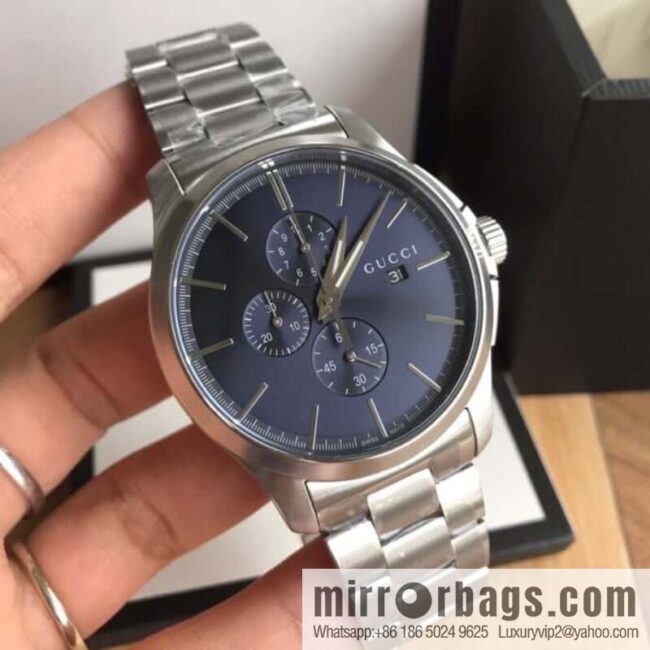 IMG_60920-800x800mokamtof3wg60444_20250630015257.jpg New original Gucci, Gucci Bee stainless steel G-timeless series men\'s watch original Swiss movement multifunctional six-pin quartz movement watch 42mm diameter
