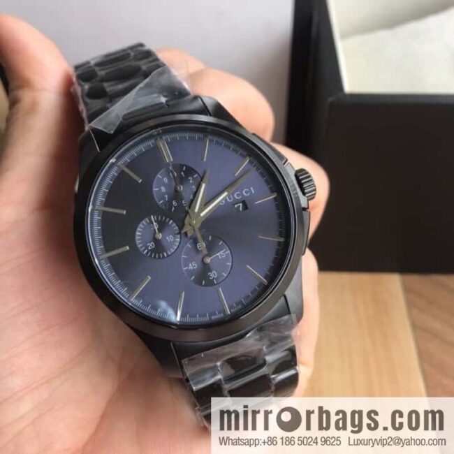 New original Gucci, Gucci Bee stainless steel G-timeless series men\'s watch original Swiss movement multifunctional six-pin quartz movement watch 42mm diameter