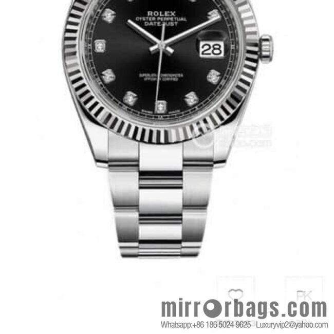 Rolex log 41mm real diamond customization \"The latest version of the SW200 automatic mechanical movement 41mm watch imported from Switzerland