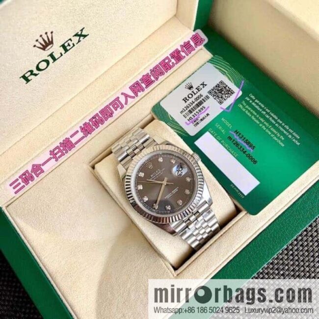 Rolex log 41mm real diamond customization \"The latest version of the Swiss imported SW200 automatic mechanical movement watch