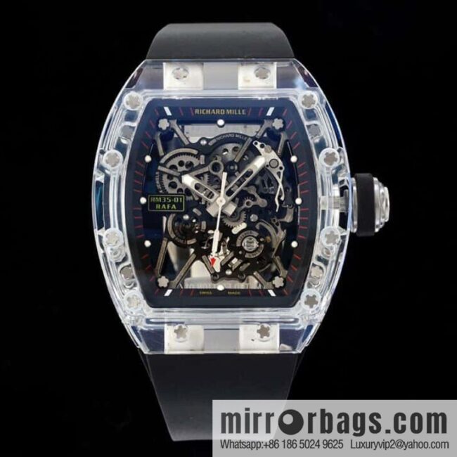 [Integrated movement. Crystal case cover] \"RICHARDMILLE\" RM35-01 integrated RMUL 3 movement watch