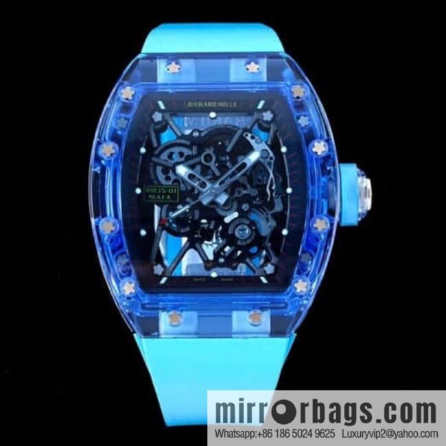 [Integrated movement. Crystal case cover] \"RICHARDMILLE\" RM35-01 integrated RMUL 3 movement watch
