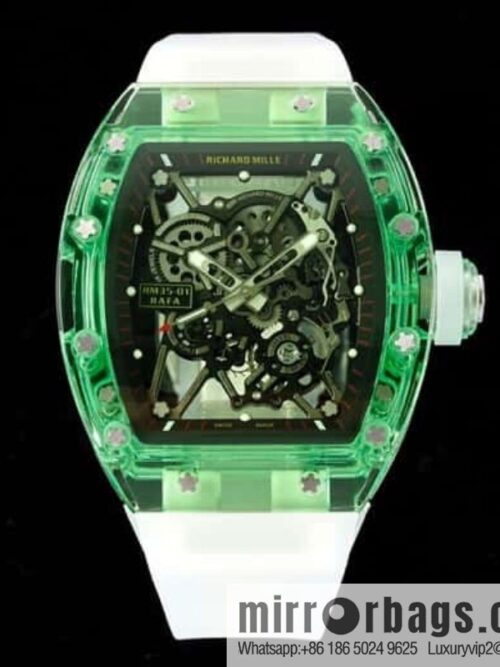 [Integrated movement. Crystal case cover] \"RICHARDMILLE\" RM35-01 integrated RMUL 3 movement watch