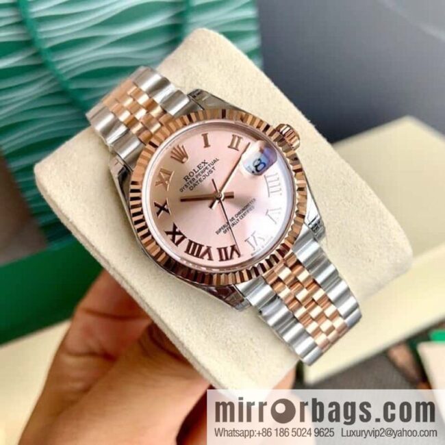 Rolex Customized Edition 2236 Blue Gossamer Fully Automatic Mechanical Movement Dial Size 31mm Rolex Rolex Women\'s Oyster Diary Watch