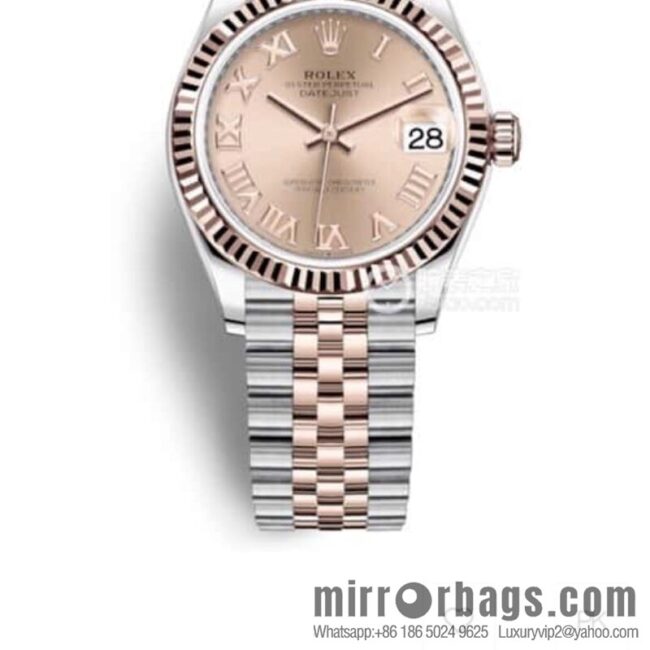 Rolex Customized Edition 2236 Blue Gossamer Fully Automatic Mechanical Movement Dial Size 31mm Rolex Rolex Women\'s Oyster Diary Watch