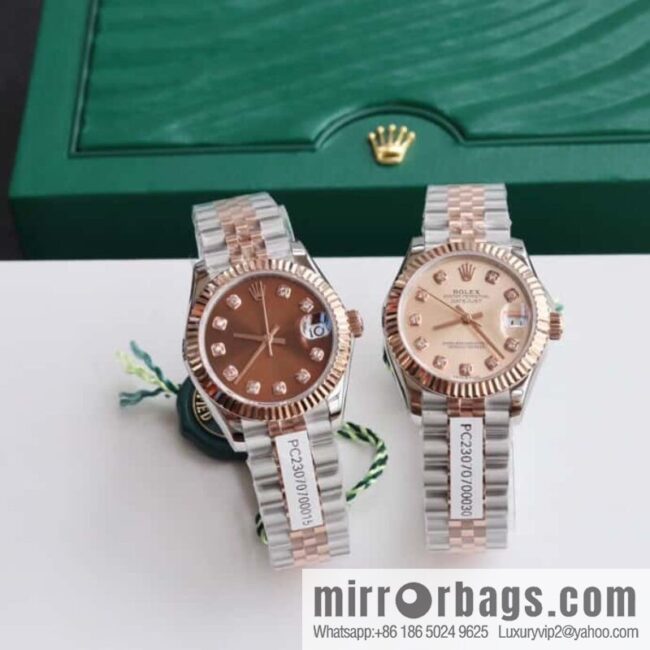 Rolex Women\'s Original Swiss Sw220 Movement 31mm Log Watch