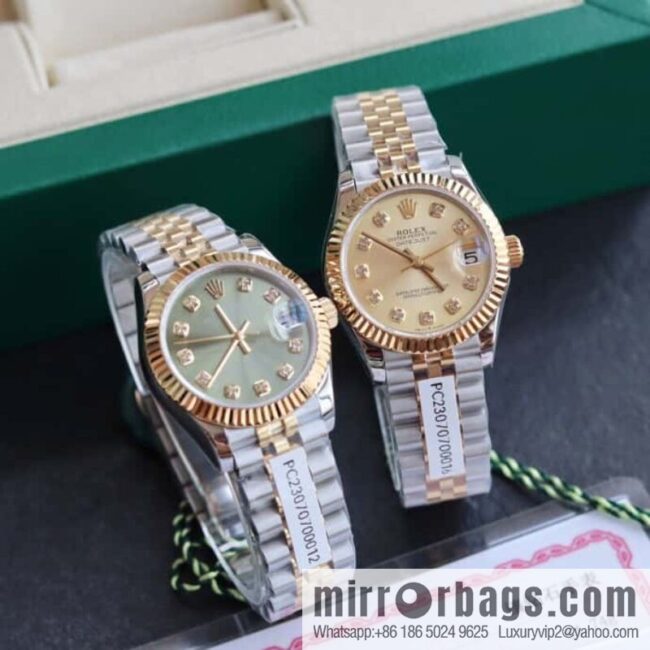 Rolex Women\'s Original Swiss Sw220 Movement 31mm Log Watch
