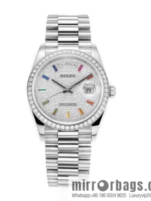 IMG_85500-800x800h010qceue5v38297_20250626050952.jpg RA. Factory shocked the release of ROLEX Rolex 36mmDD gem plate series watch 128238