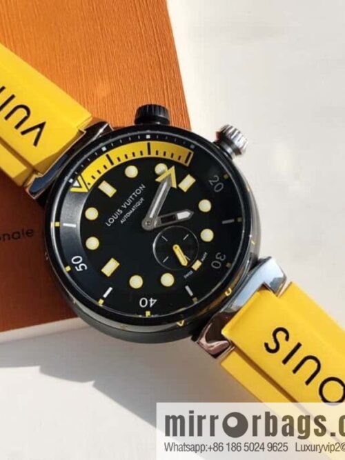 IMG_8788-800x800phbvgrkujjq37950_20250626050142.jpg Original LV - TAMBOUR series LV mechanical watch QA172A TAMBOUR STREET DIVER stainless steel automatic watch, 44mm