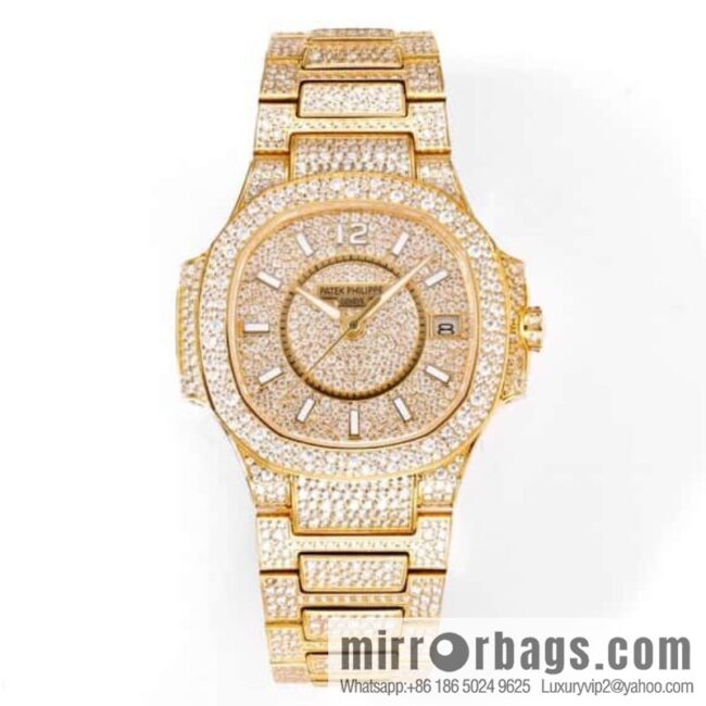 Patek Philippe 7021 Ladies Nautilus 9015 changed to 324 S automatic integrated winding mechanical movement Nautilus 7021 gypsy