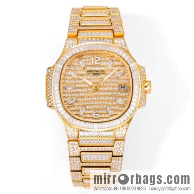 Patek Philippe 7021 Ladies Nautilus 9015 changed to 324 S automatic integrated winding mechanical movement Nautilus 7021 gypsy