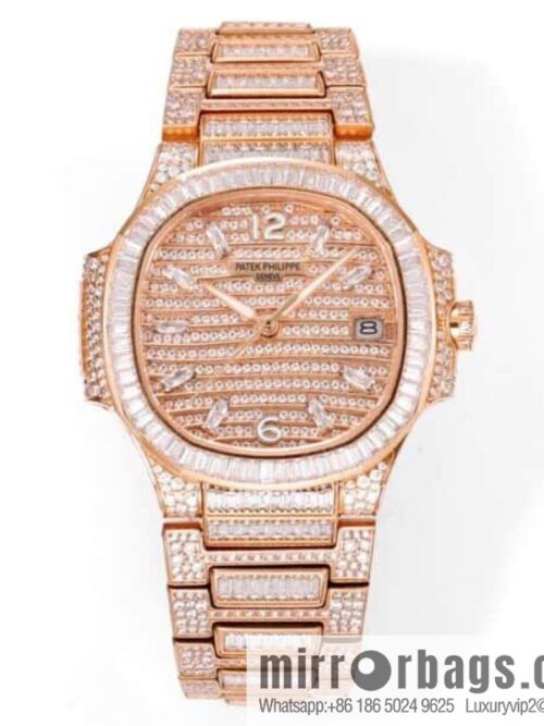 Patek Philippe 7021 Ladies Nautilus 9015 changed to 324 S automatic integrated winding mechanical movement Nautilus 7021 gypsy