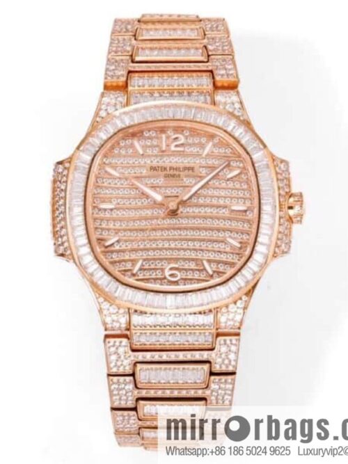 Patek Philippe 7021 Ladies Nautilus 9015 changed to 324 S automatic integrated winding mechanical movement Nautilus 7021 gypsy