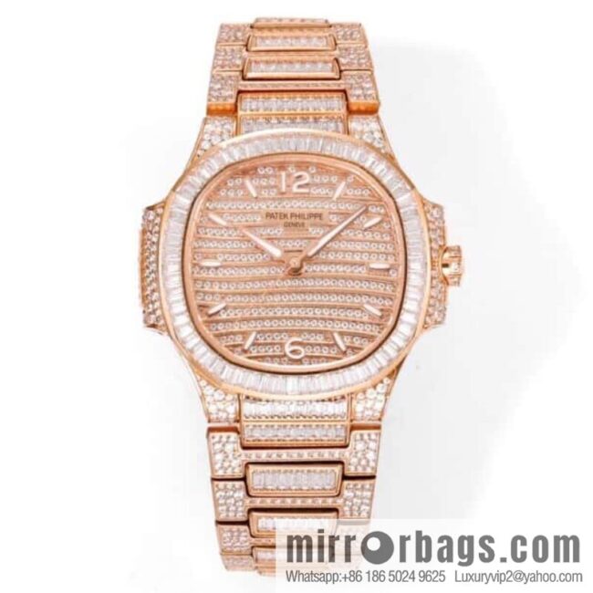 Patek Philippe 7021 Ladies Nautilus 9015 changed to 324 S automatic integrated winding mechanical movement Nautilus 7021 gypsy