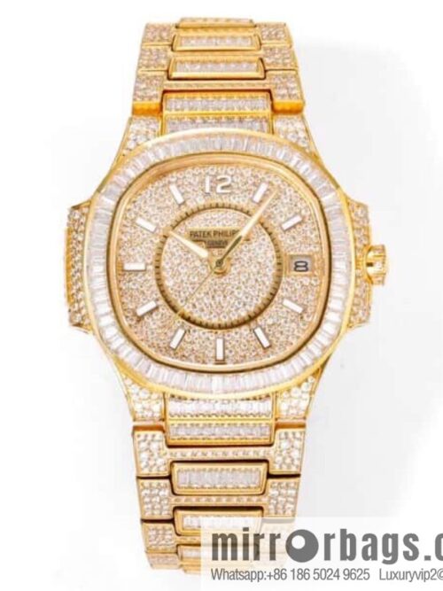 Patek Philippe 7021 Ladies Nautilus 9015 changed to 324 S automatic integrated winding mechanical movement Nautilus 7021 gypsy