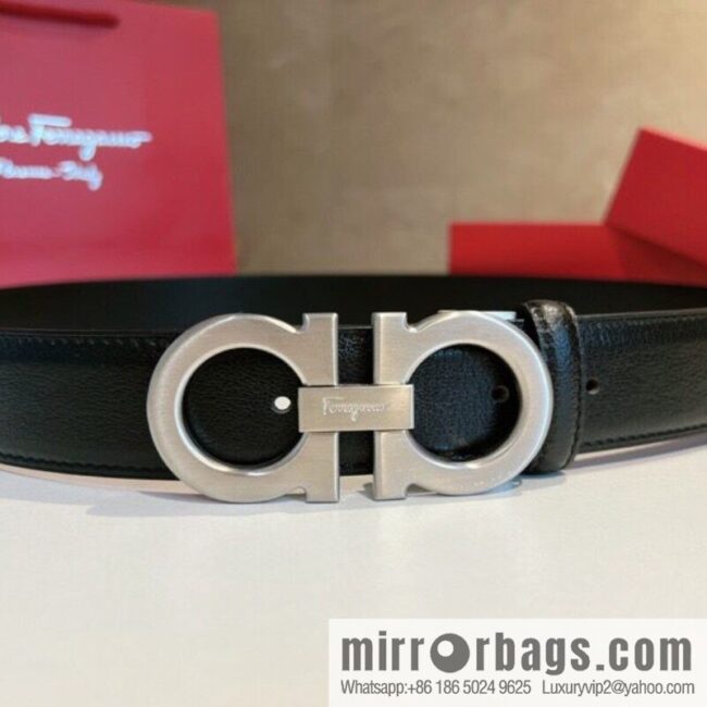 Ferragamo 2022 latest style business elite men\'s 3.5cm belt