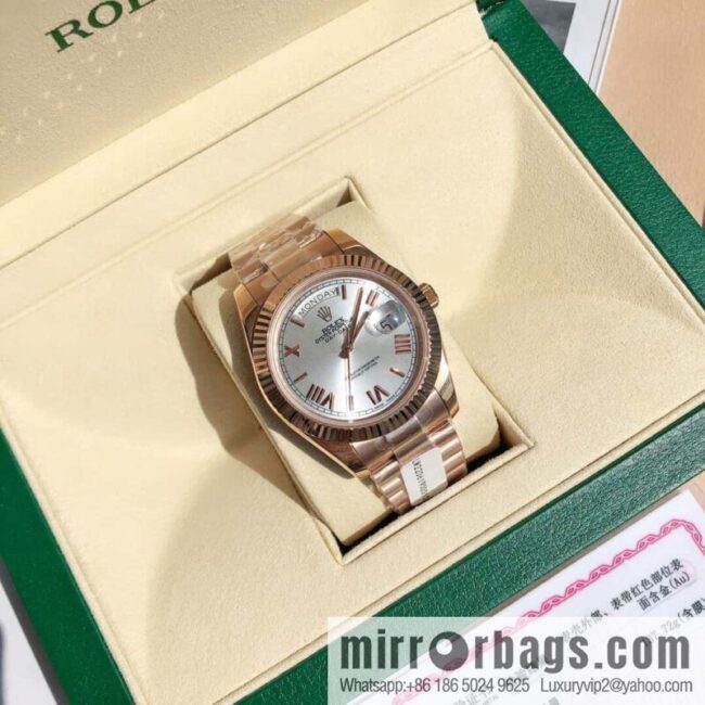 Rolex Rolex watch diameter 41mm whole body gold 18k gold loading Swiss original eta-2836 movement watch
