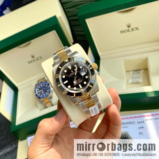 18K gold Rolex Submariner series imported Swiss ETA 2836-2 automatic mechanical movement watch