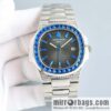 T square diamond ring literal steel belt - Patek Philippe Nautilus 5711 diamond-encrusted limited edition series Cal.324 movement watch