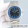 T square diamond ring literal steel belt - Patek Philippe Nautilus 5711 diamond-encrusted limited edition series Cal.324 movement watch