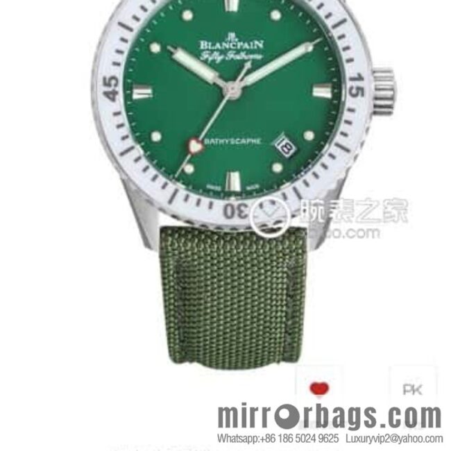 2023 New Blancpain Fifty Finds 5100-1130 Series Cal.1153 Movement 38mm Watch
