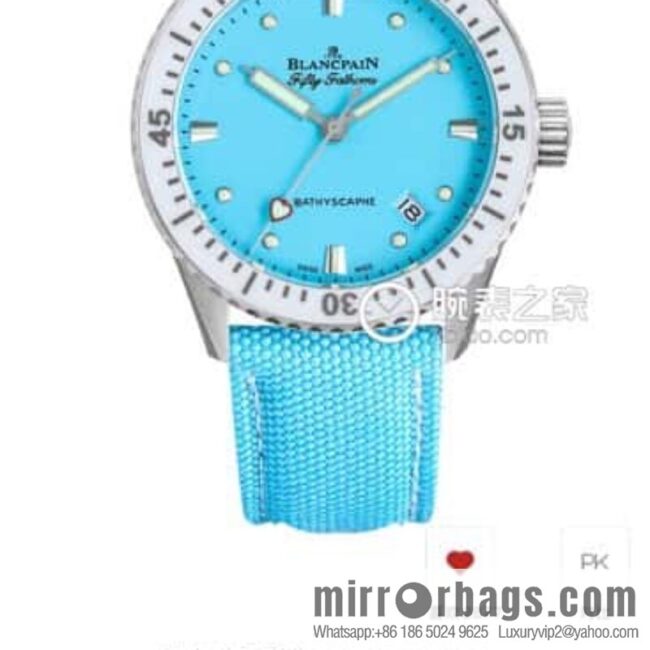 2023 New Blancpain Fifty Finds 5100-1130 Series Cal.1153 Movement 38mm Watch