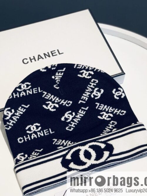 Chanel simple atmosphere Japanese wool knitted hat