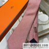 Hermes 100% Premium Twill Silk Mesh Print Tie