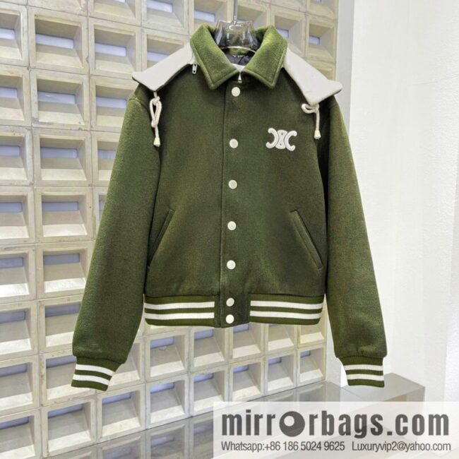 2022 𝐂𝐞𝐥𝐢𝐧* ◄ 2022 SS Autumn and Winter New Product - Arc de Triomphe Cloth Embroidered Jacket