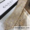GUCCI Gucci 100% Top Jacquard Silk GG and Bee Tie