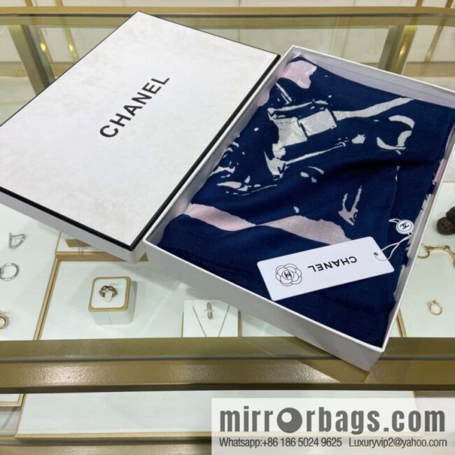 a1694875197096_1415-800x800itgv3htpt2c55845_20250630011026.jpg Chanel 100% top pure cashmere small fragrance graffiti logo long towel