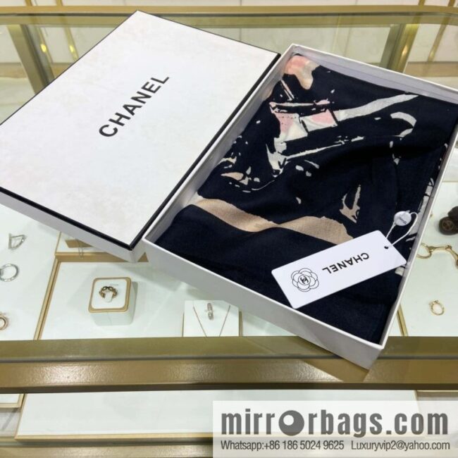 a1694875226720_1621-800x800v4jxdlx5zop55846_20250630011026.jpg Chanel 100% top pure cashmere small fragrance graffiti logo long towel