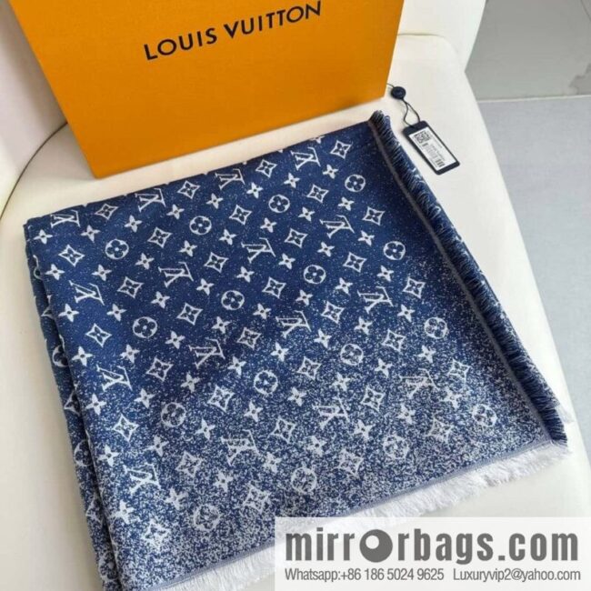 LV Louis Vuitton 23 spring new gradual change jacquard square