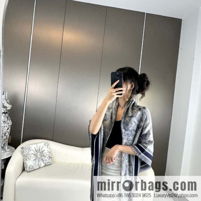 DIOR Rui print scarf