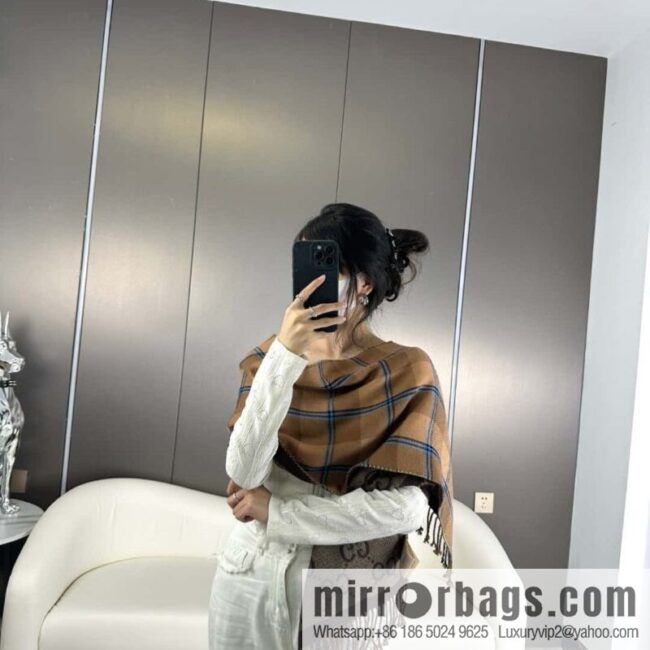 GUCCI autumn and winter new jacquard double-sided scarf