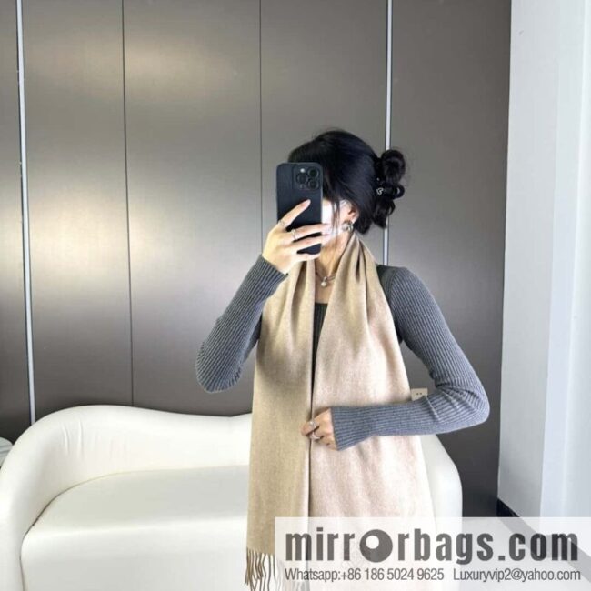 LOEWE double-sided color scheme cashmere scarf