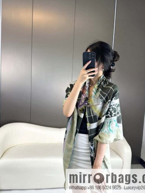 Hermès [Star Chorus] Cashmere Square Towel