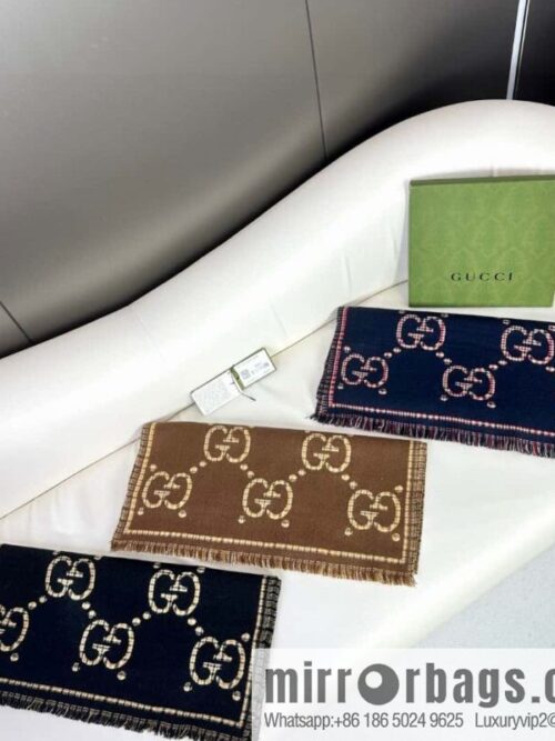 a1697468373319_8072-800x800qj3wmbyd4ak32843_20250626031437.jpg GUCCI GG pattern, fringed double-sided jacquard wool scarf